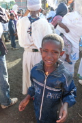 Etiopia. Lalibela. Bambino battezzato.